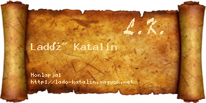 Ladó Katalin névjegykártya